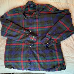 GAP men’s button down flannel shirt